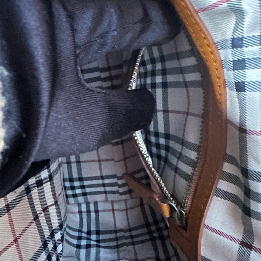 Authentic Burberry Small Leather Handbag - Picture 7 of 10